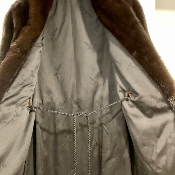 Jay Chester Chocolate Mink Coat - Picture 3 of 9